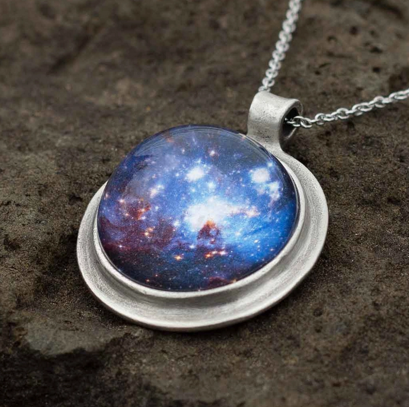 Blue Nebula Necklace