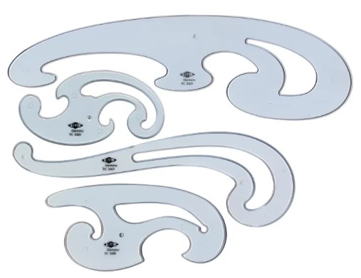 French Curve Set 4 / case