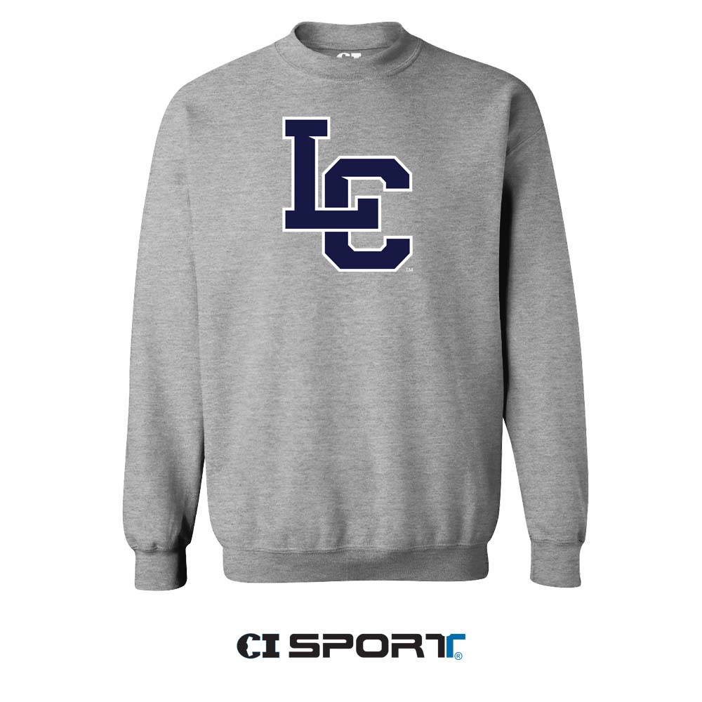 LC State Embroidered Applique Crew Sweatshirt