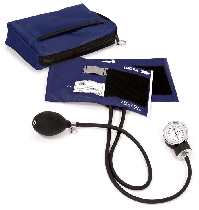 Premium Aneroid BP w/ Case - Solids