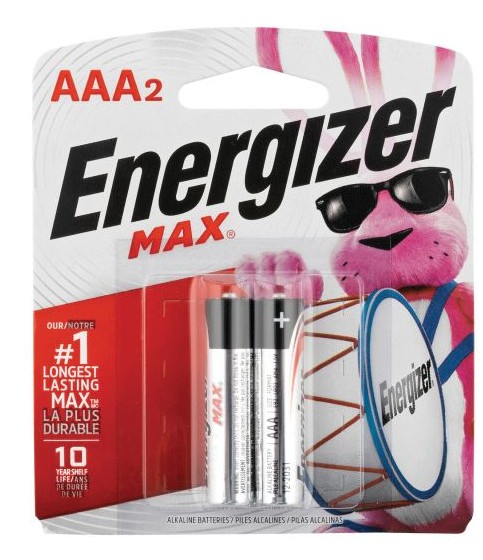 Energizer Battery AAA 2 ct