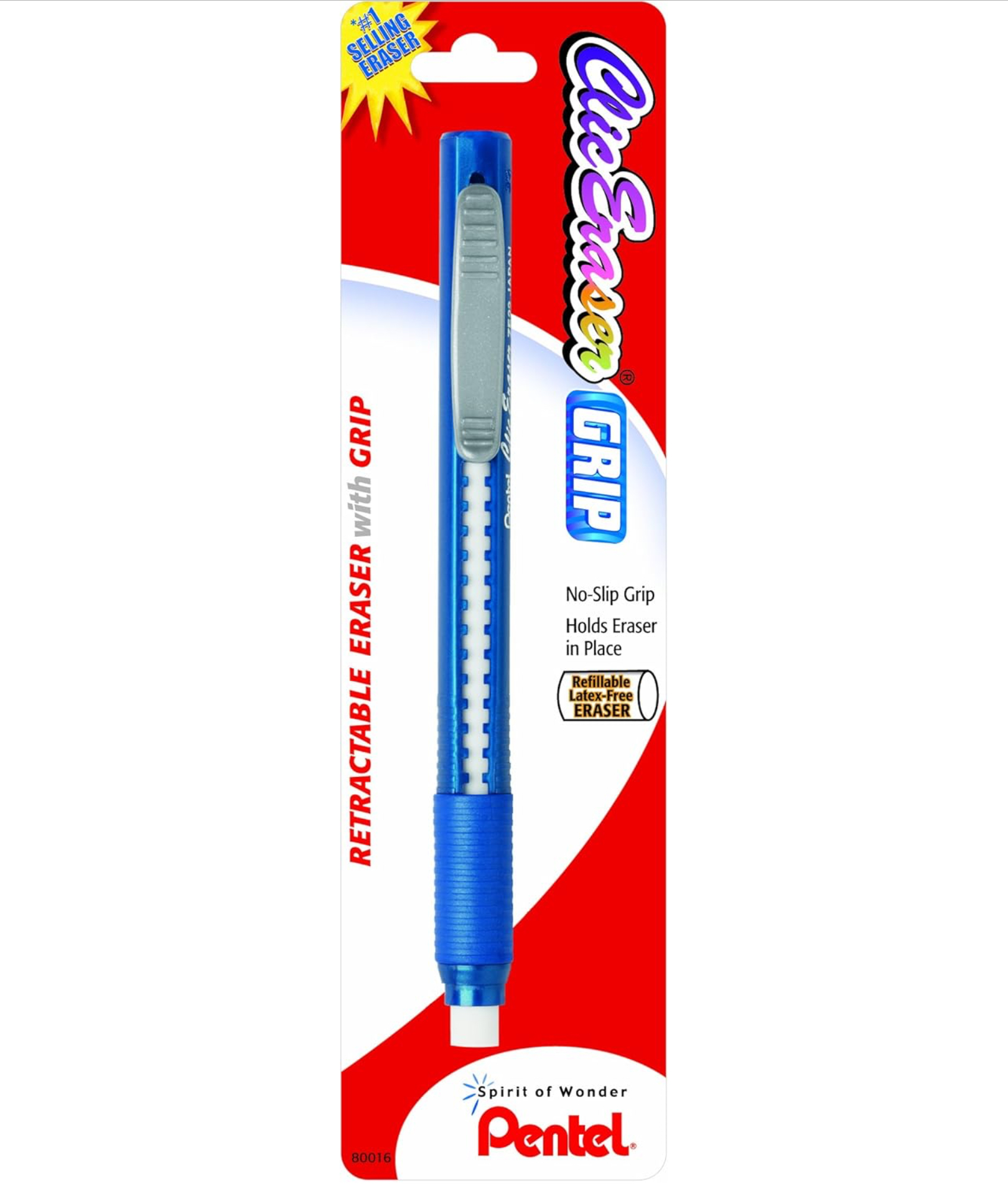 Pentel Clic Eraser Grip Retractable Eraser