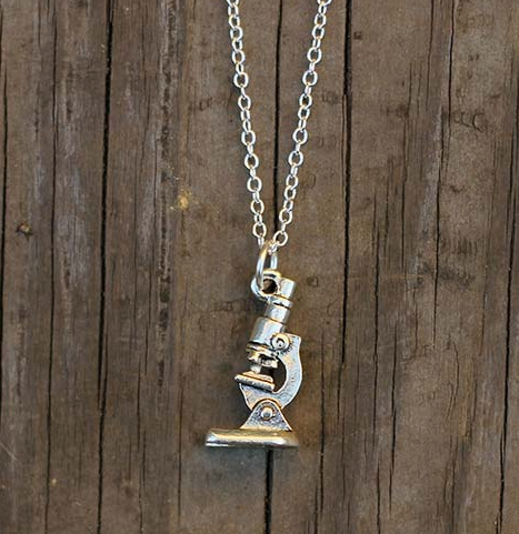 Microscope Charm Necklace