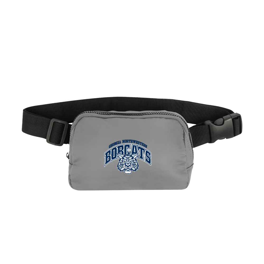 Georgia Northwestern Tech Anywhere Grey Belt Bag Georgia Northwestern Bobcats Arched