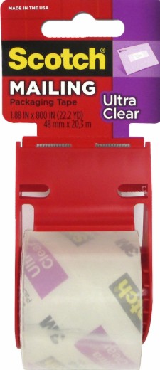 Scotch Packing Tape with Dispenser