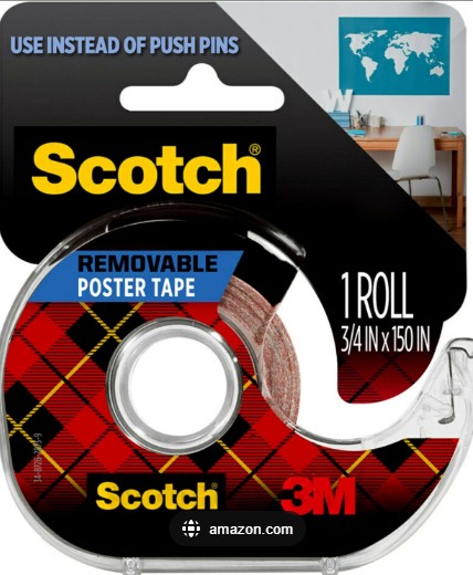 Scotch Tape Removable Poster