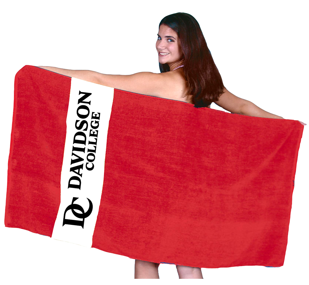 Davidson Rugby Stripe Beach Towel