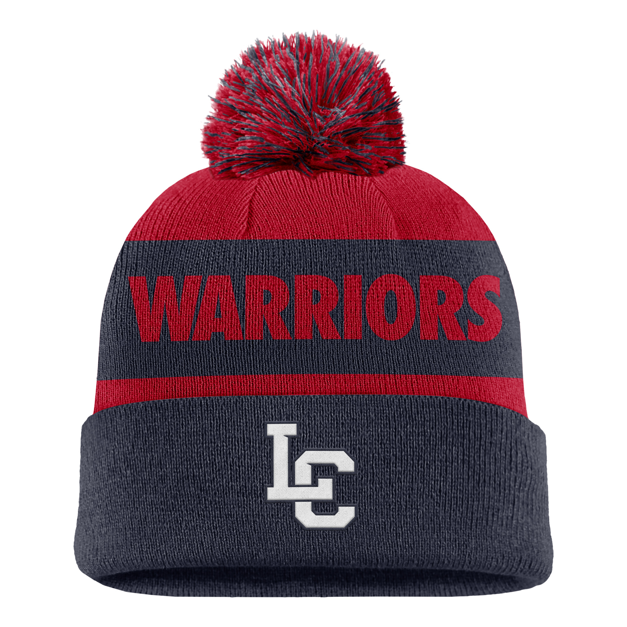 LC State Warriors Nike Peak Stripe Knit Hat