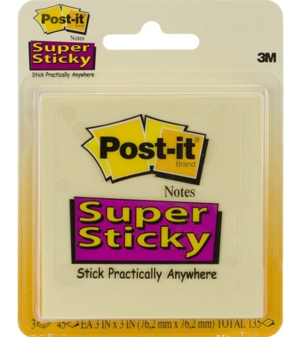 Post It Super Sticky Yellow