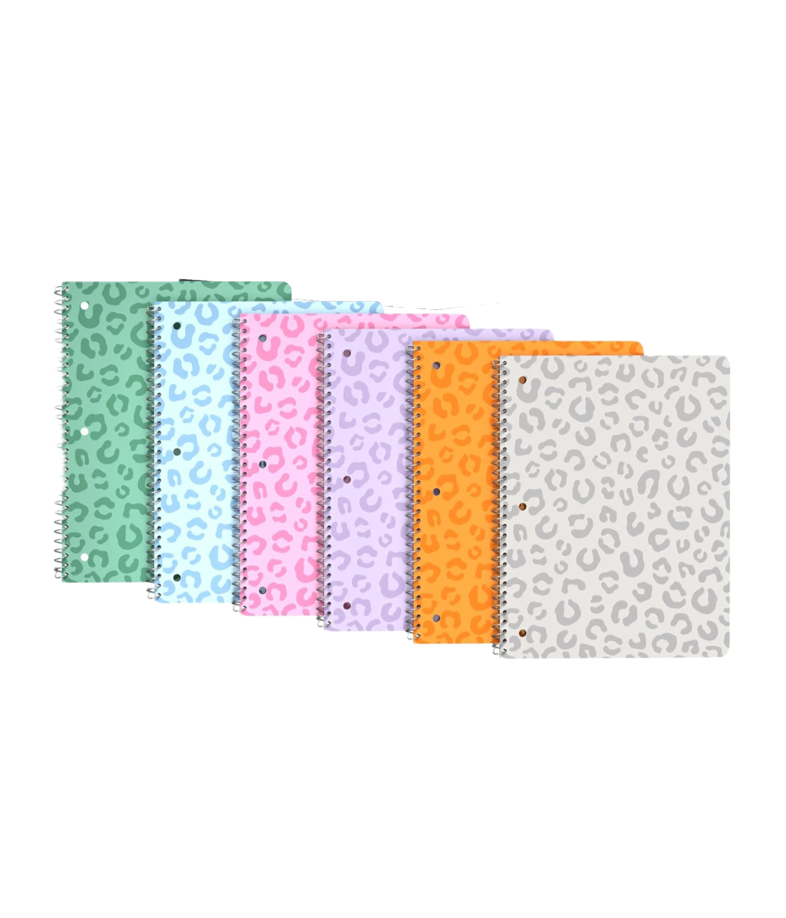 Leopard Print 1 Subject Spiral Notebook