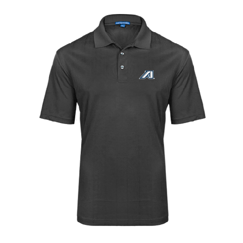 Augusta Jaguars Charcoal Performance Fine Jacquard Polo- Victory A