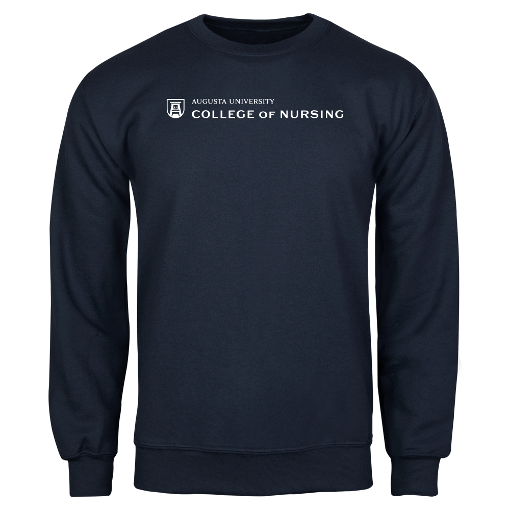 Augusta Jaguars Navy Fleece Crew-College of Nursing