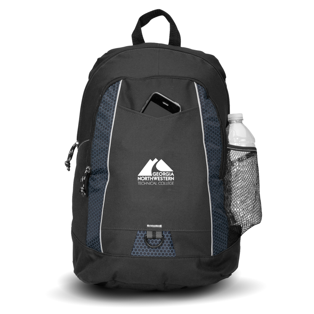 Georgia Northwestern Tech Black Impulse Backpack GNTC Primary Mark