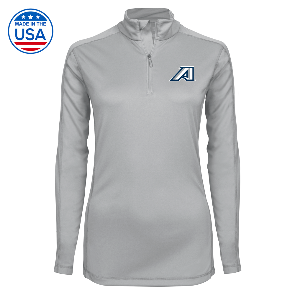 Augusta Jaguars Syntrel Womens Platinum Interlock 1/4 Zip- Victory A