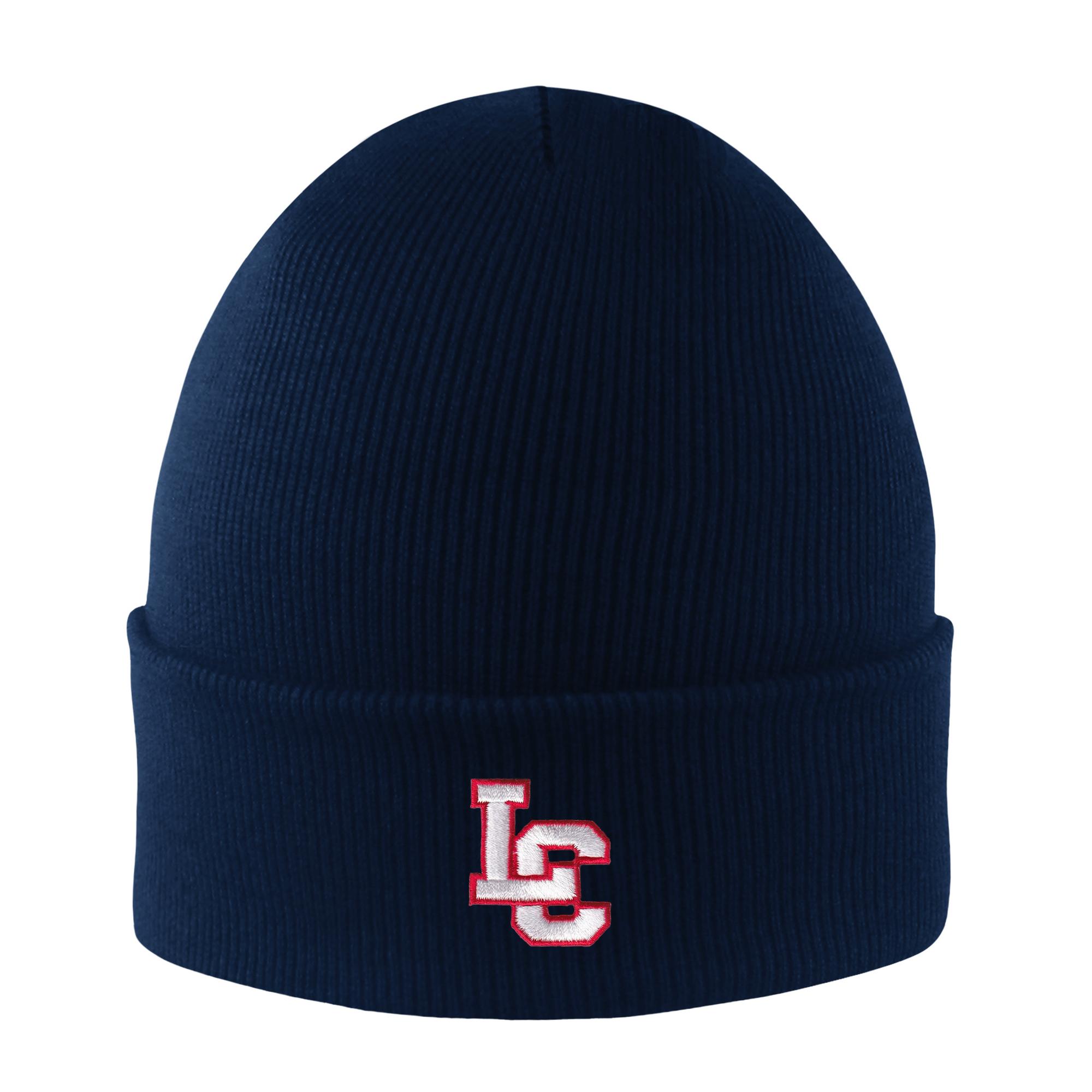 LC State Knit Stocking Hat with Cuff
