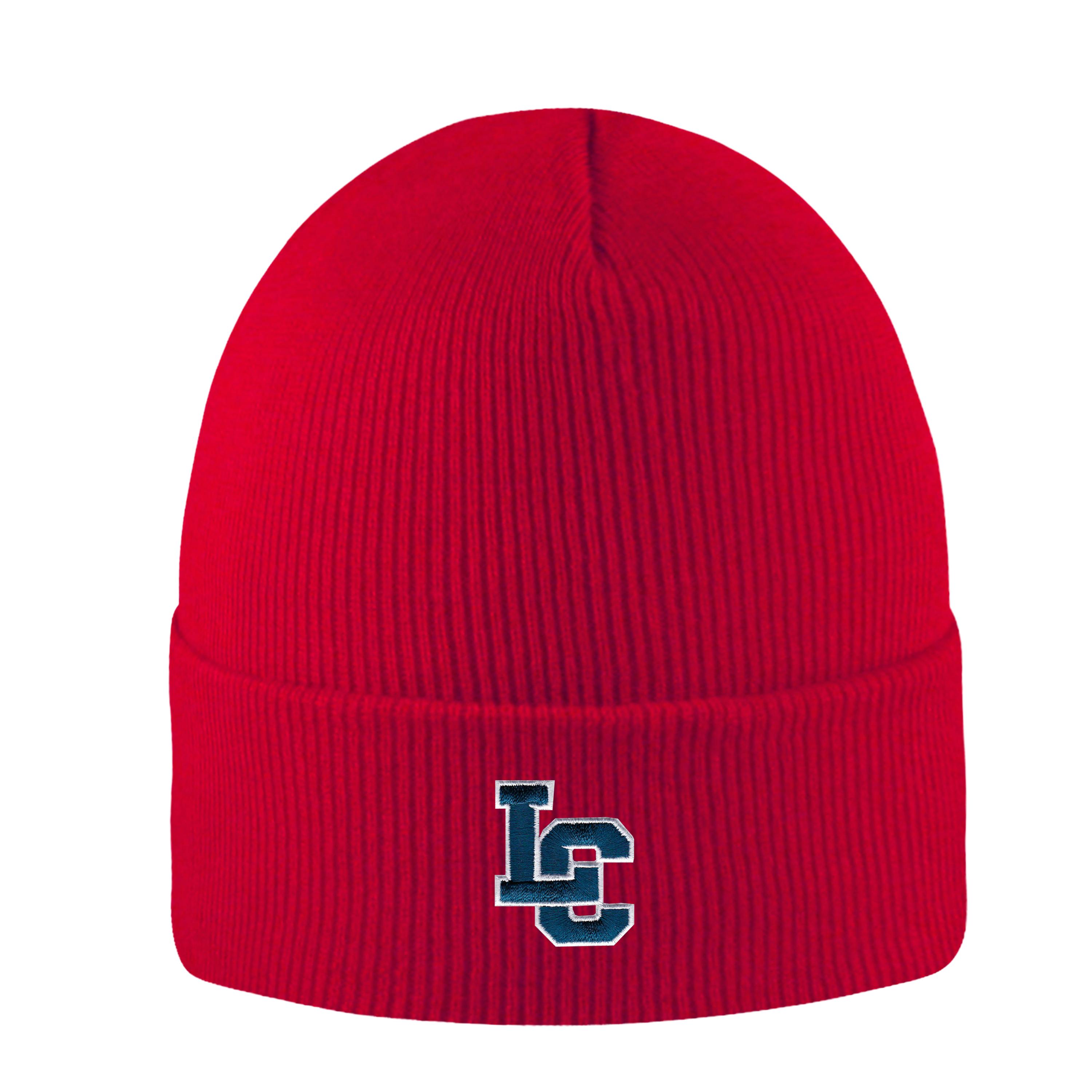 LC State Knit Stocking Hat with Cuff