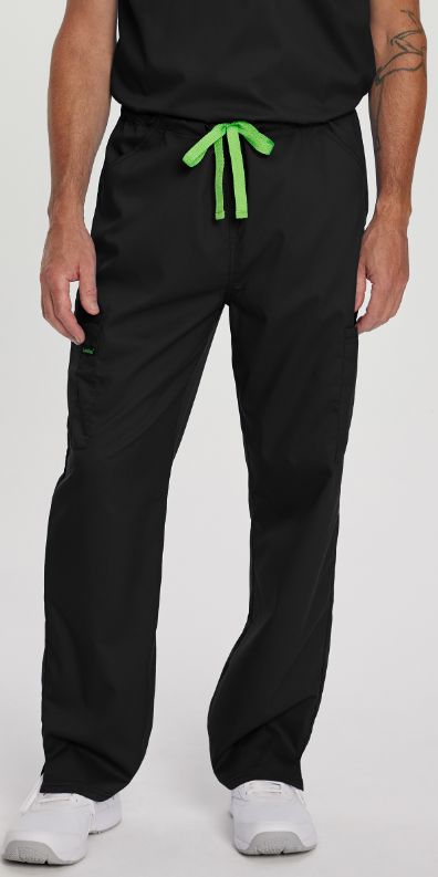 Unisex All Day Cargo Scrub Pant - Black - Cosmetology (2032)