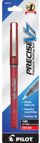 Pen Precise V7 Red Fine 1ct