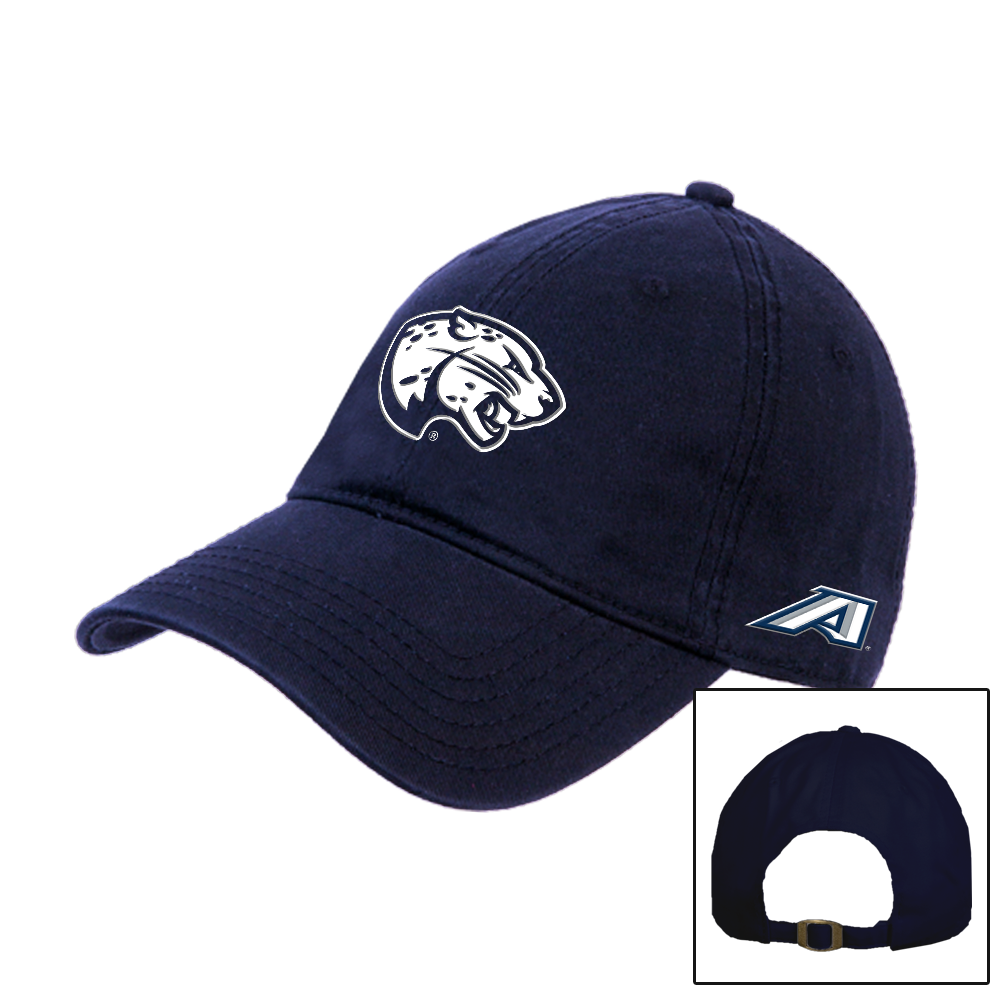 Augusta Jaguars Navy Unstructured Adjustable Low Profile Hat- Jaguar Head
