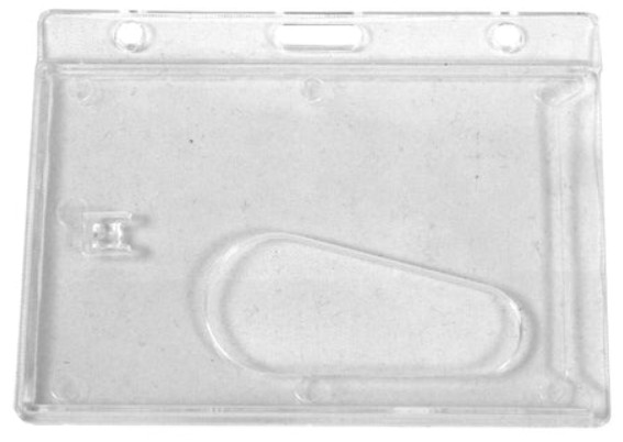 Unimprinted Horizontal ID Holder
