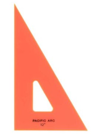 Westcott Professional Triangle - 12", 30-60 Degree