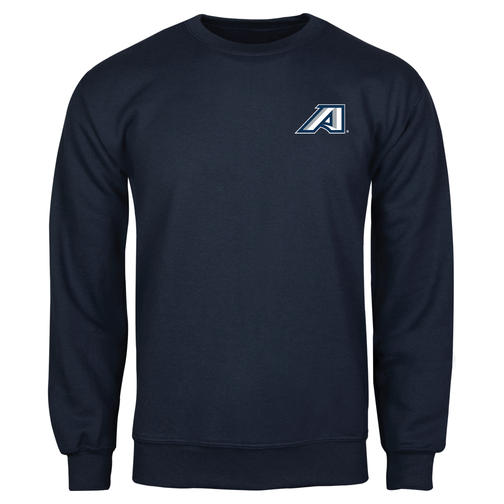 Augusta Jaguars Navy Fleece Crew- Embroidered Jaguar Head