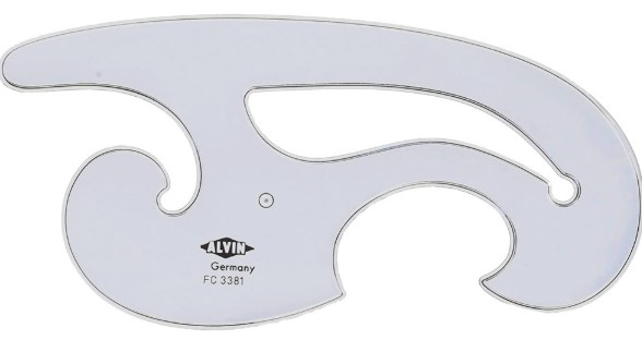 Alvin French Curve 1 pack