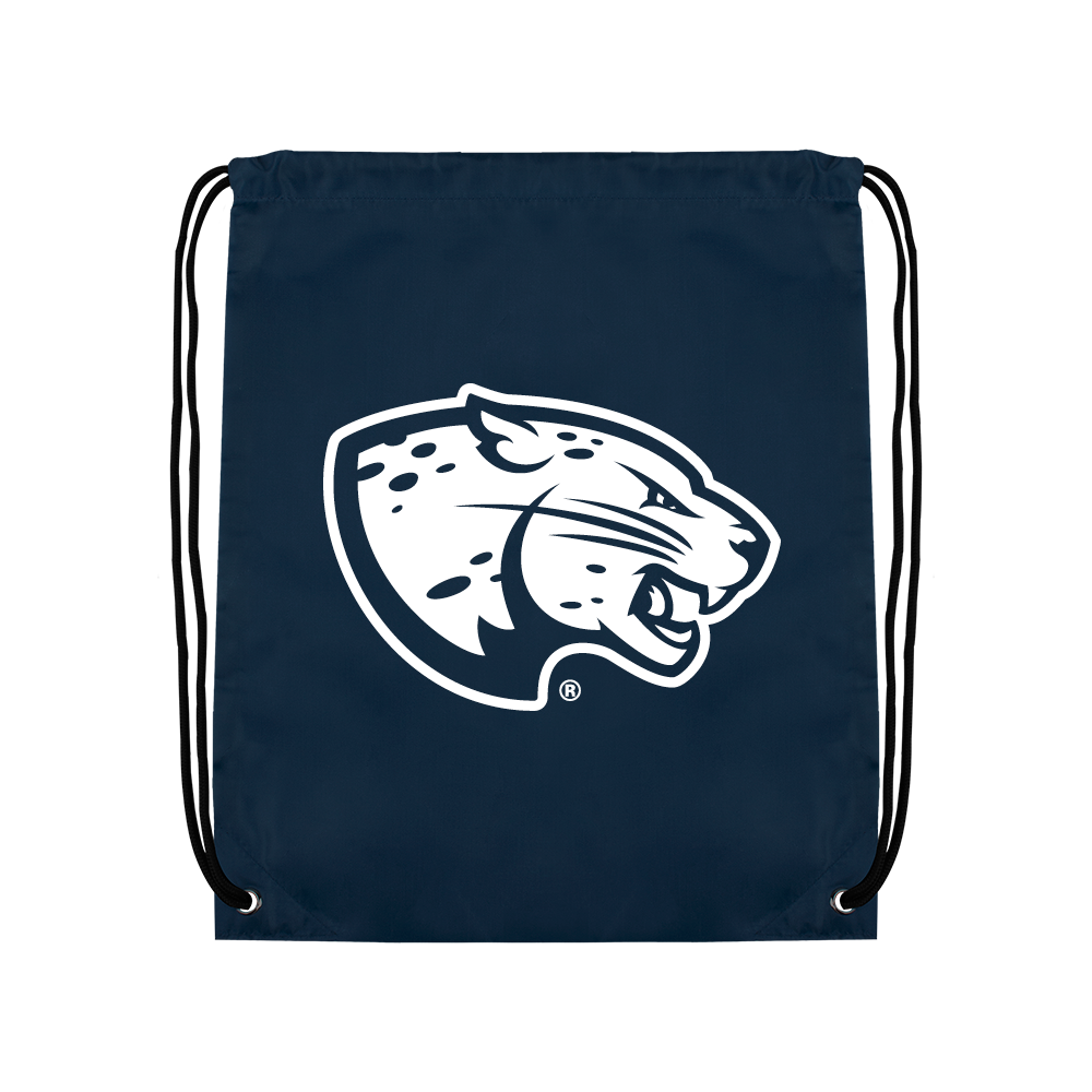 Augusta Jaguars Navy Drawstring Backpack- Jaguar Head