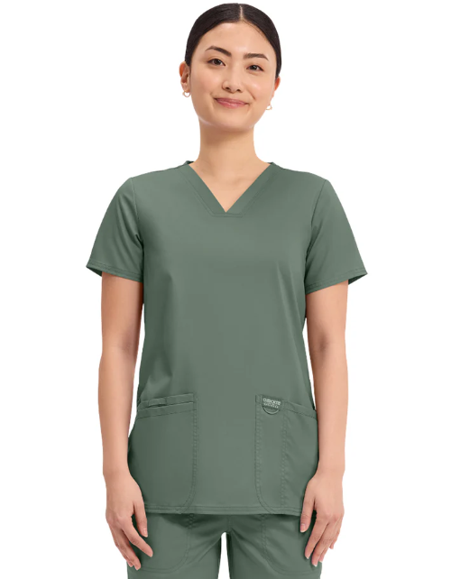 Vet Women's 3-Pocket V-Neck Top WW620