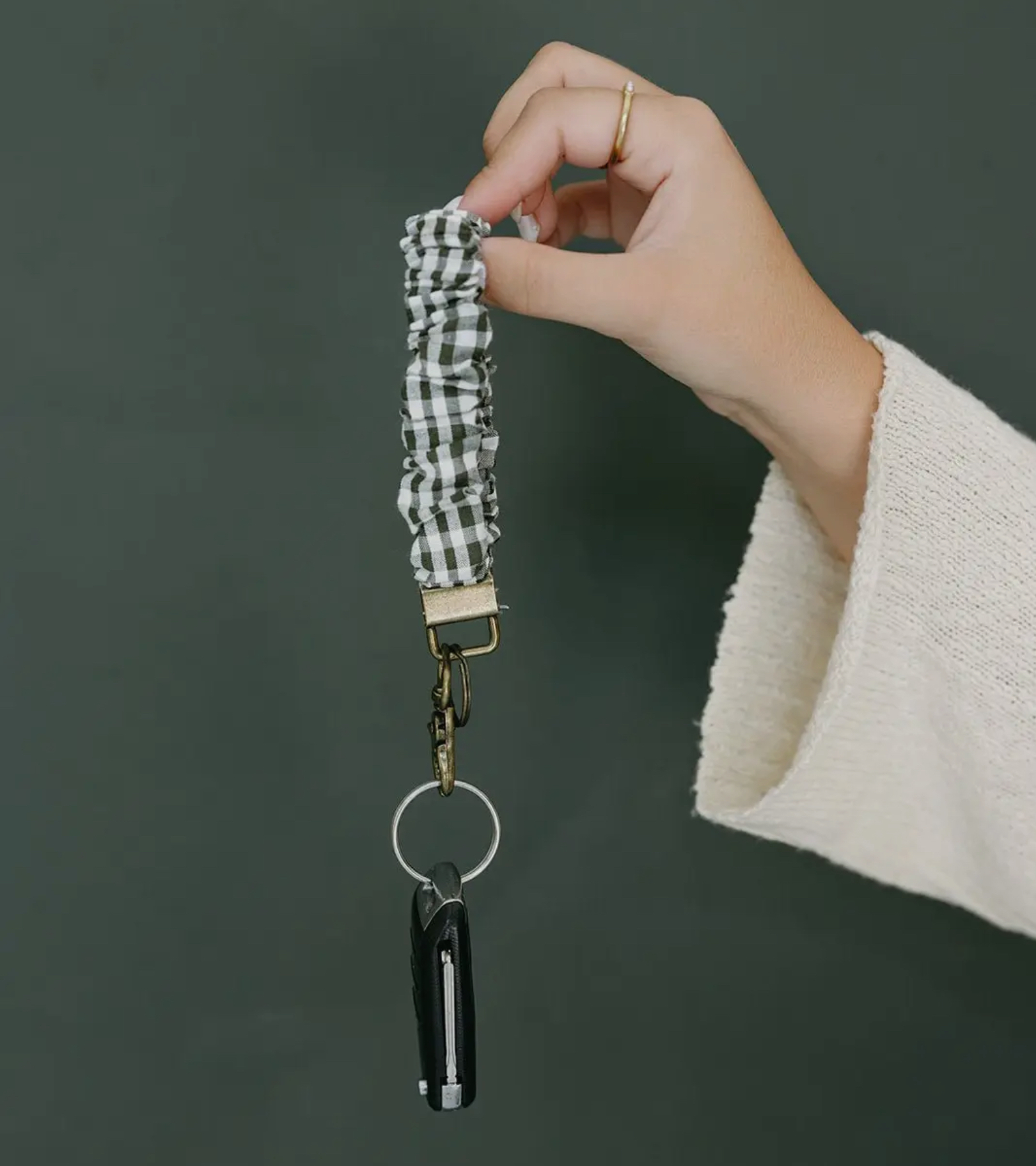 Scrunchie Keychain Wristlet
