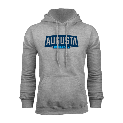 Augusta Jaguars Grey Fleece Hoodie- Baseball