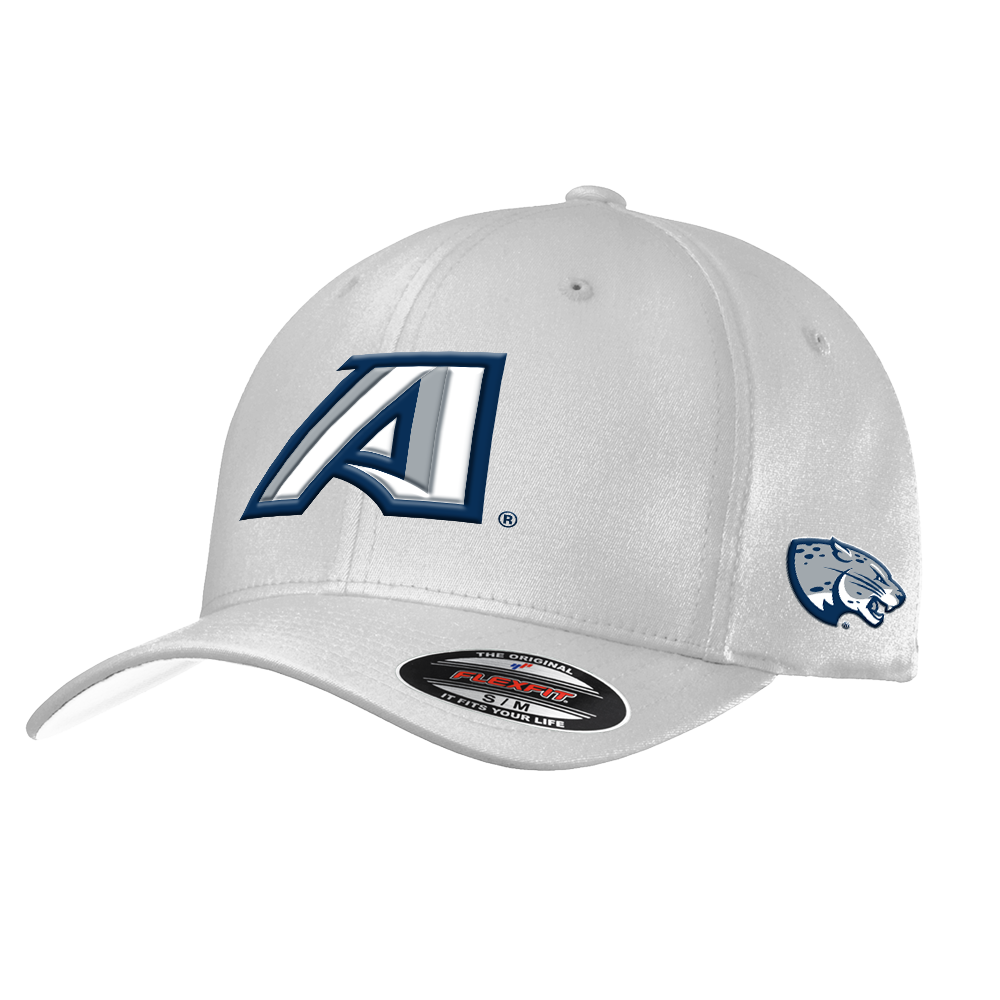 Augusta Jaguars White Flexfit Structured Low Profile Hat- Victory A Size Small