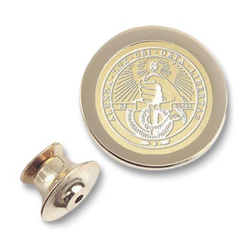 Lapel Pin - Gold - With College Seal
