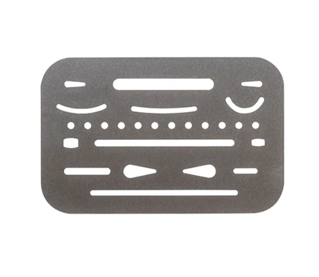 Pacific Arc Stainless Steel Solid Erasing Shield