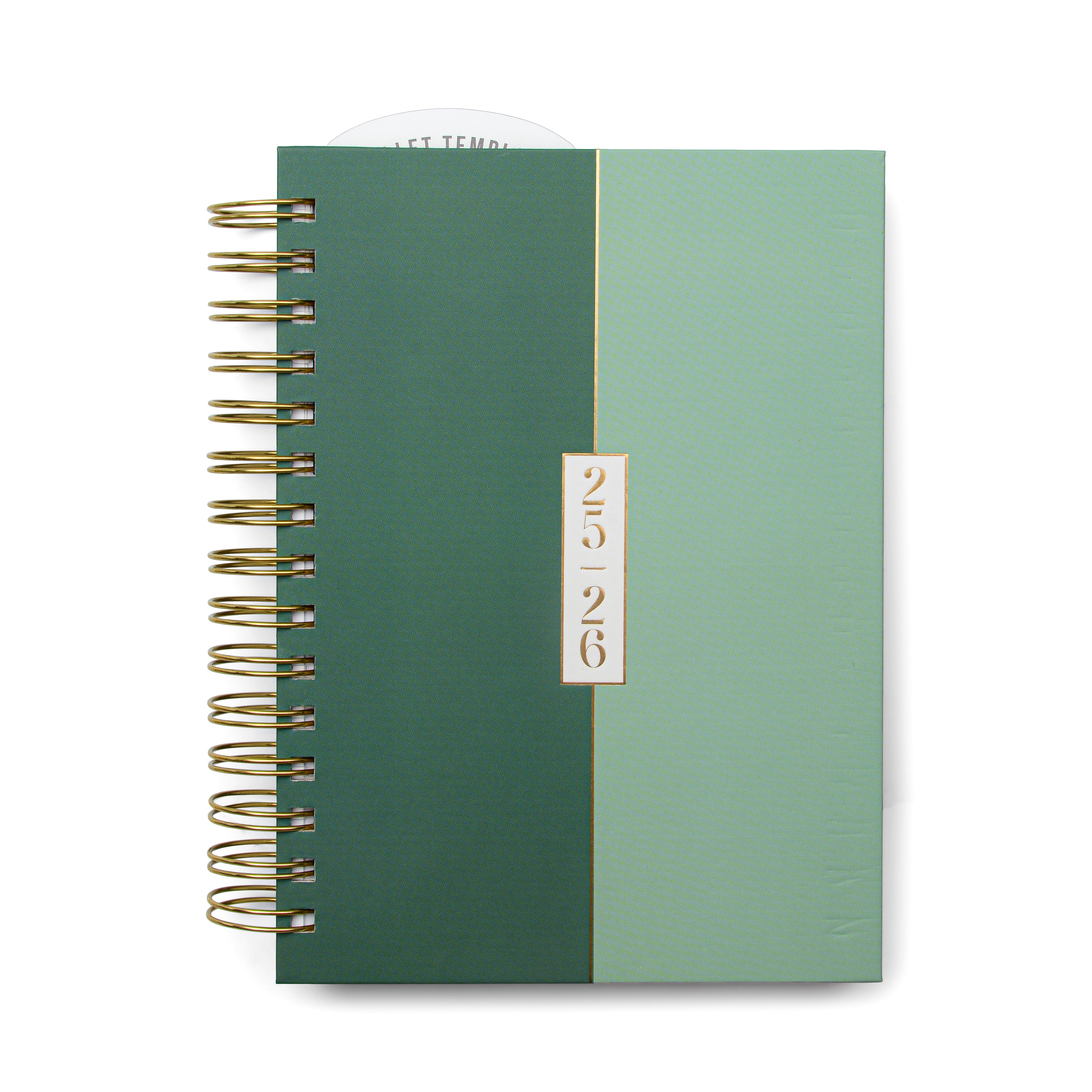 Designworks Ink 2025-2026 Two-Tone Green Planner
