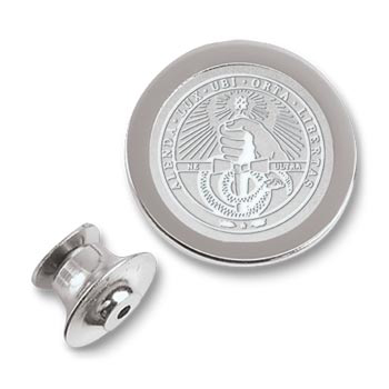 Lapel Pin - Sliver - With College Seal