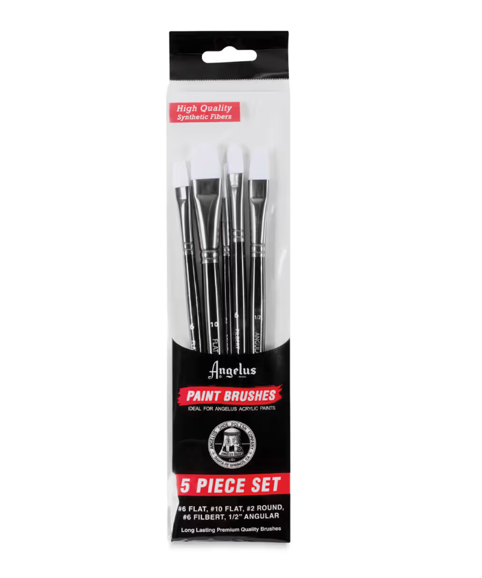 Angelus 5 Piece Set Brushes