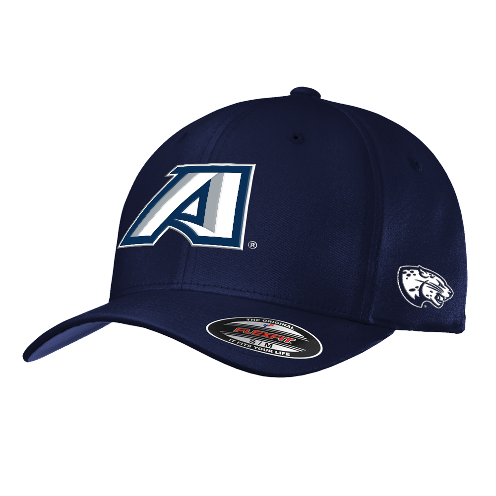 Augusta Jaguars Navy Flexfit Structured Low Profile Hat- Victory A Size S/M