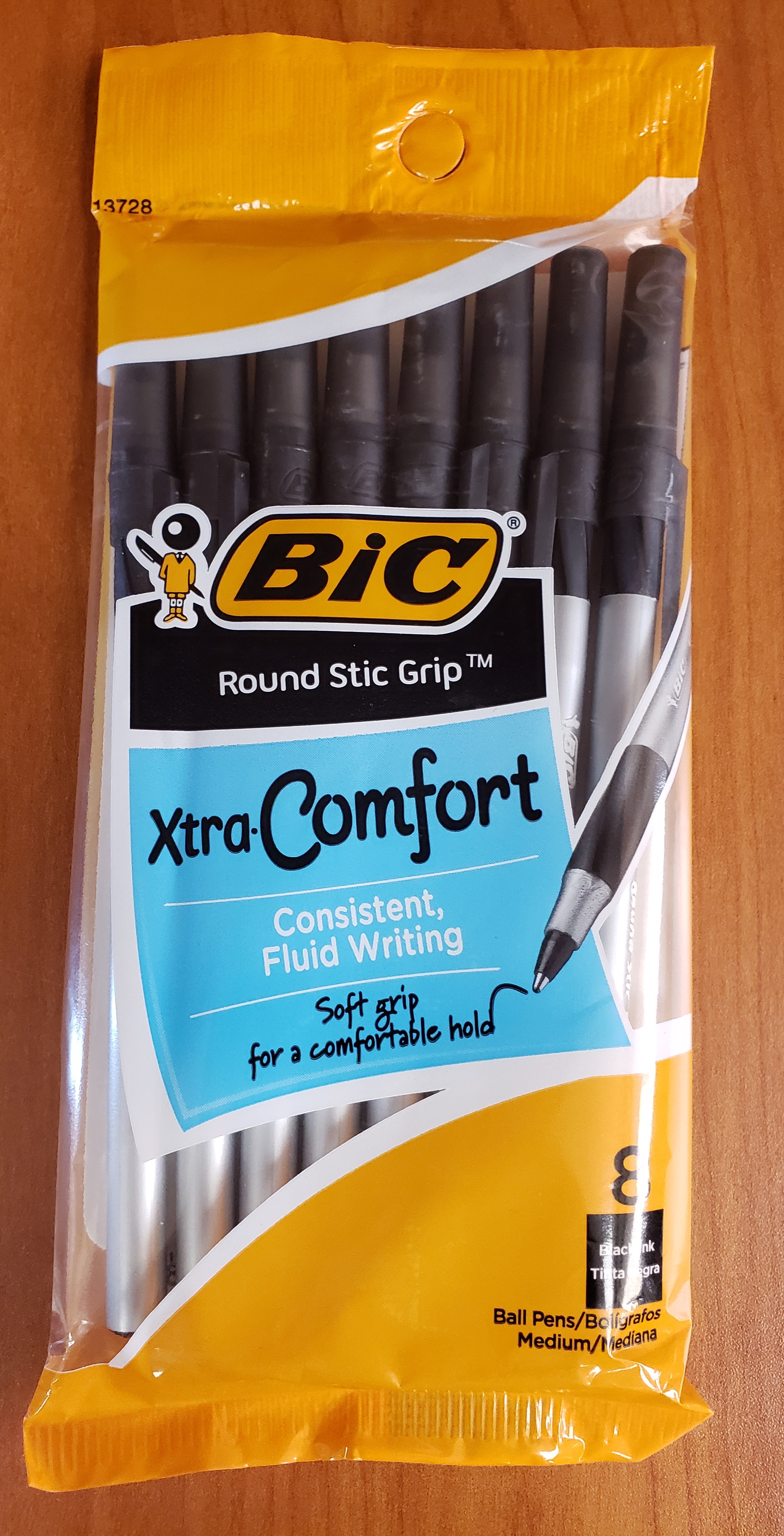 BIC Extra Comfort Black Ink Pens