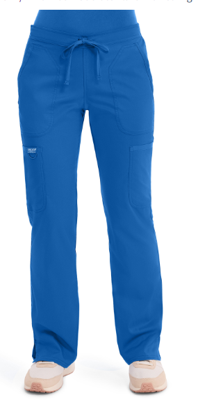 Mid Rise Moderate Flare Drawstring Pant