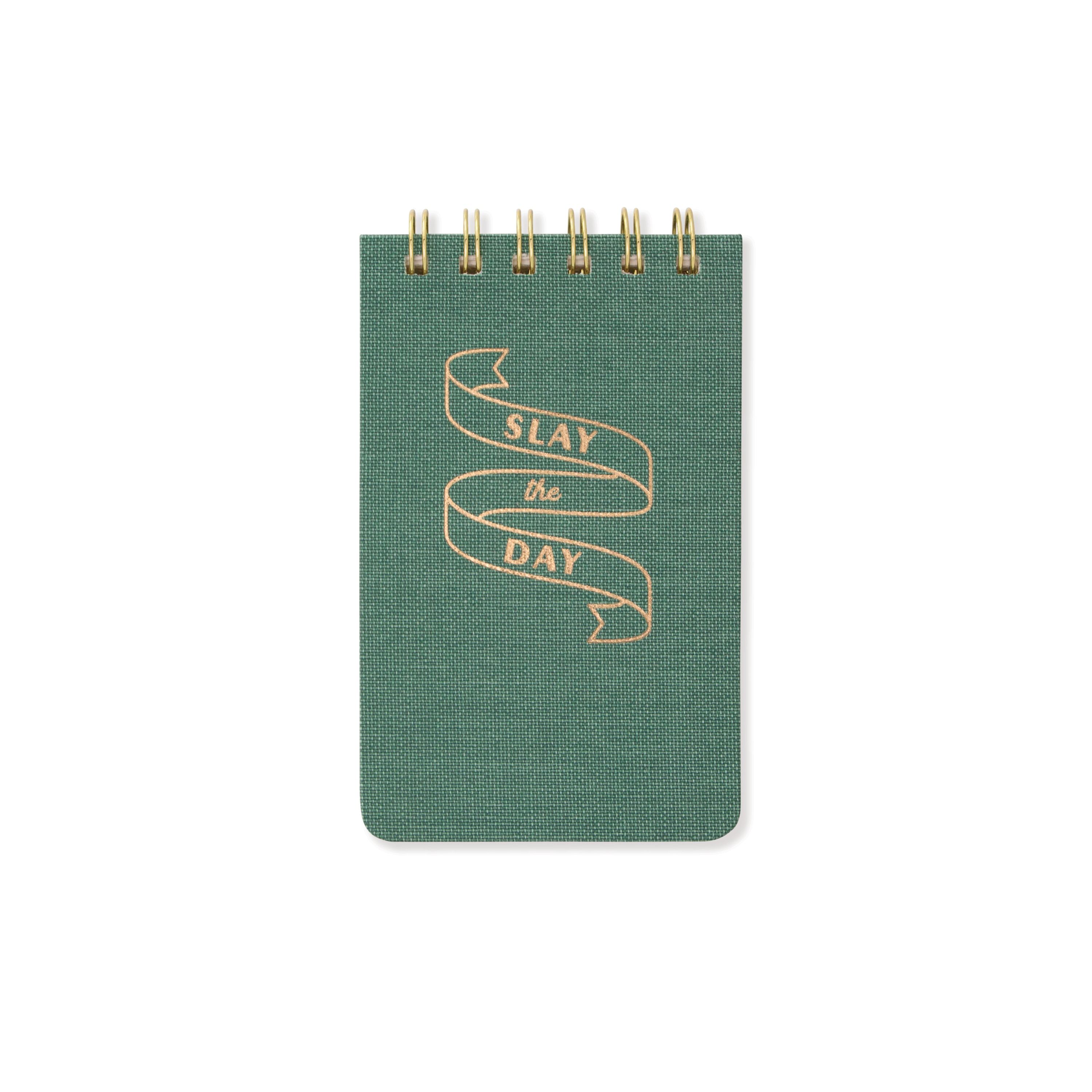 Designworks Ink Slay The Day Cloth Covered Notepad 3.5" x 5.8"