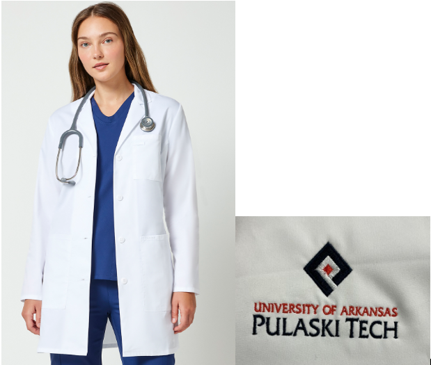 33" Lab Coat in White