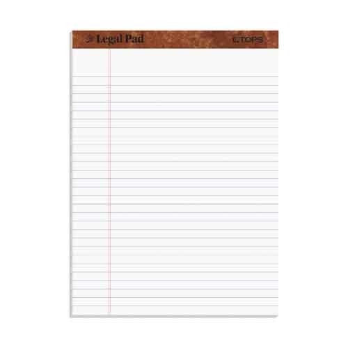 Legal Pad, White