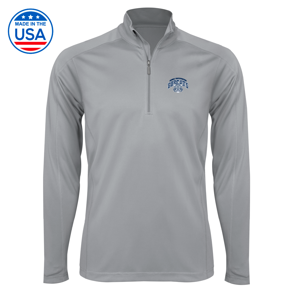 Georgia Northwestern Tech Syntrel Platinum Interlock 1/4 Zip Georgia Northwestern Bobcats Arched