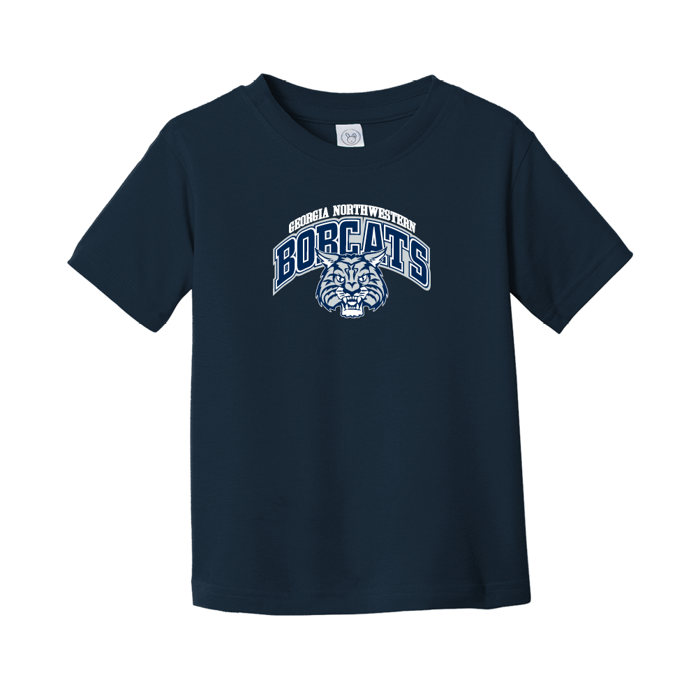 Georgia Northwestern Tech Toddler Navy T Shirt Georgia Northwestern Bobcats Arched