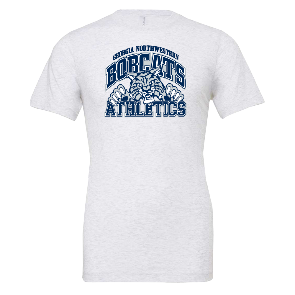 GNTC Bella + Canvas Ash Grey Jersey Cotton T Shirt GNTC Athletics with Claws
