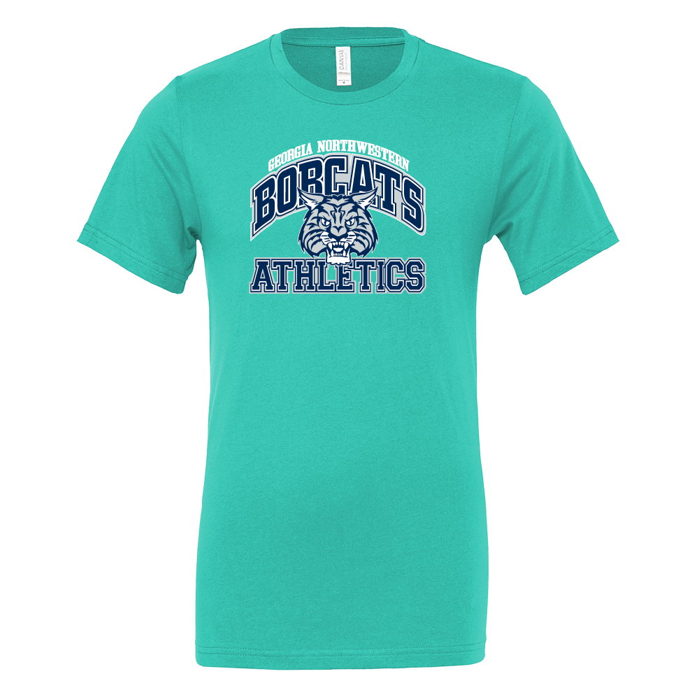 GNTC Bella + Canvas Teal Jersey Cotton T Shirt GNTC Athletics