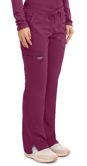 Mid Rise Moderate Flare Drawstring Pant