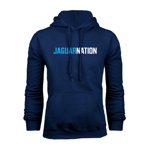 Augusta Jaguars Navy Fleece Hoodie- Jaguar Nation
