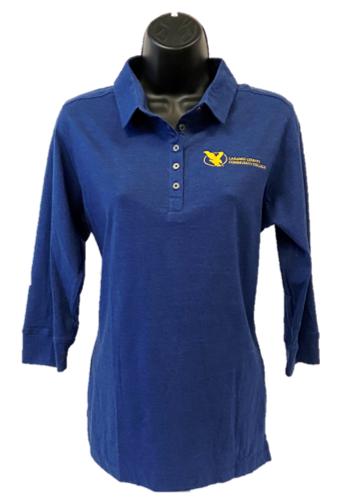 LCCC Woman's 3/4 Sleeve Cotton Polo